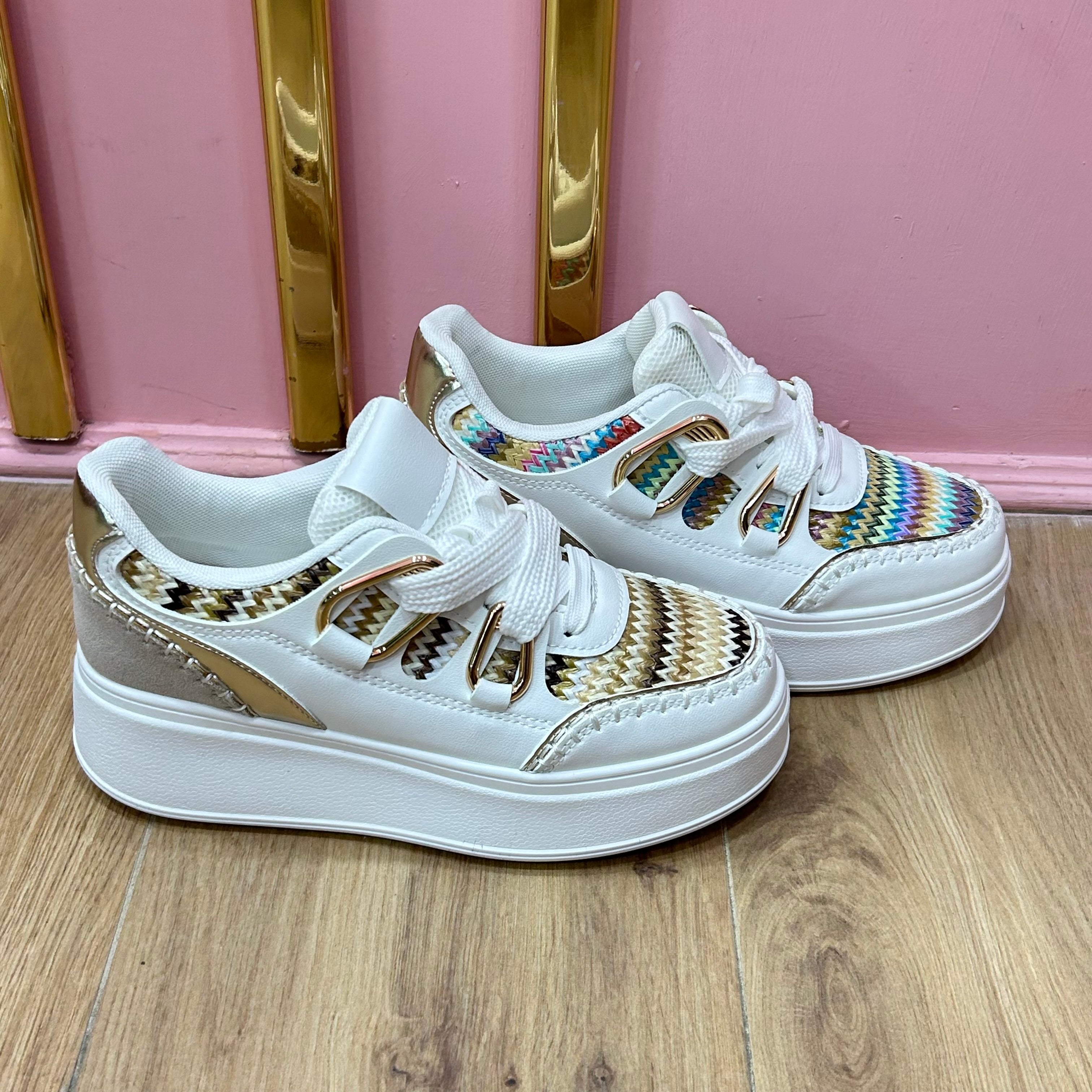 Sneakers Flowers