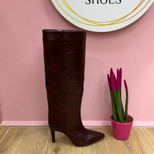 Stivale pitonato Mery