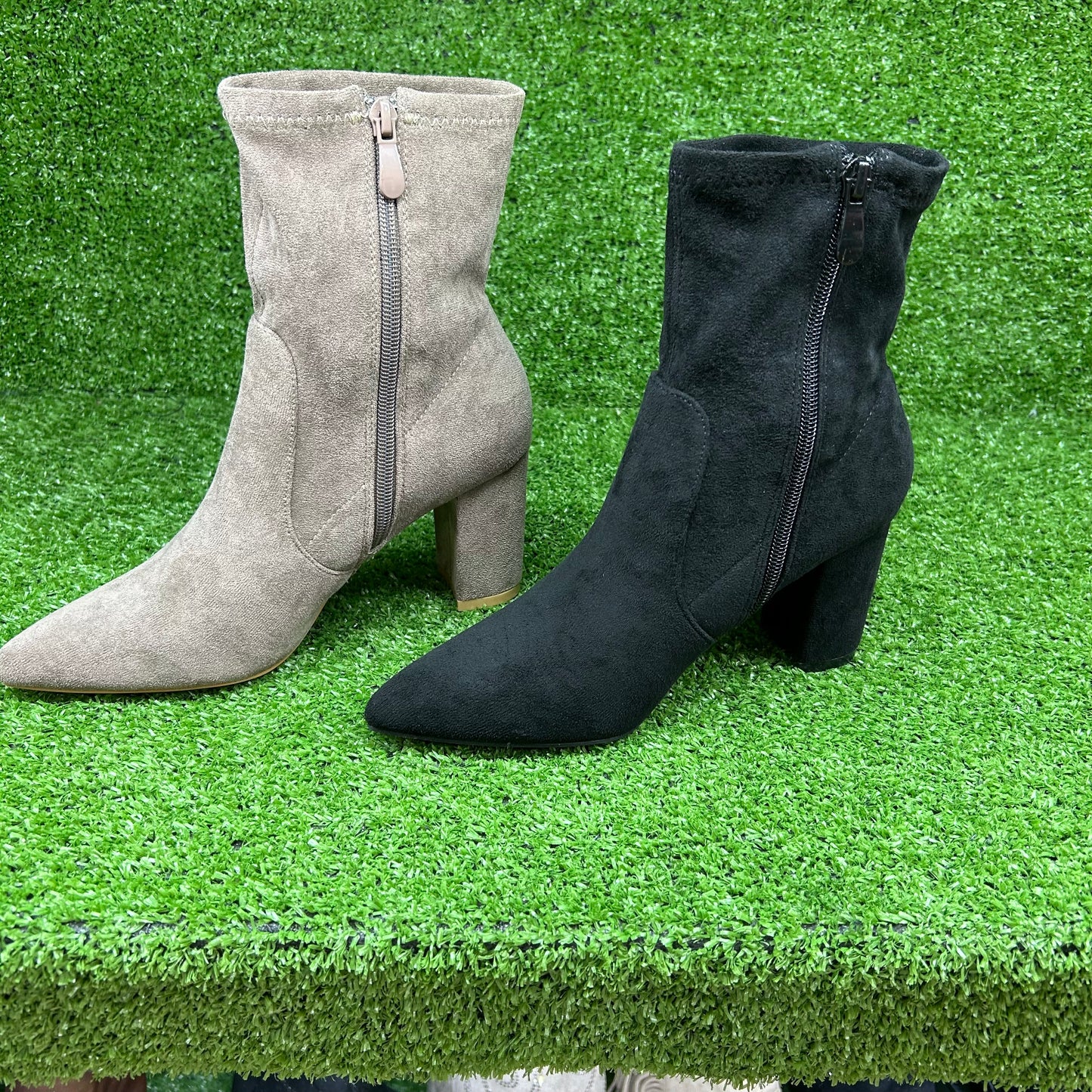 Tronchetto in camoscio